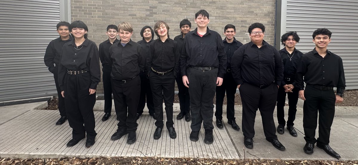 Congratulations to <a href="/GoodnightSMCISD/">Goodnight Middle School</a> Non-Varsity Tenor Bass Choir who got “Excellent” ratings at the 2024 UIL Concert &amp; Sight-Reading evaluation today!