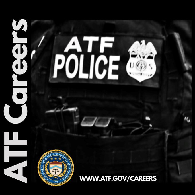 We are hiring ATF Special Agents! Go to: usajobs.gov/job/778940700 for more information on how to apply.