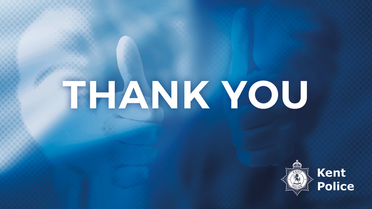 A man, aged 80, who was reported missing from Minster near #Ramsgate earlier today has been safely located. Thank you to everyone who assisted with our appeal.