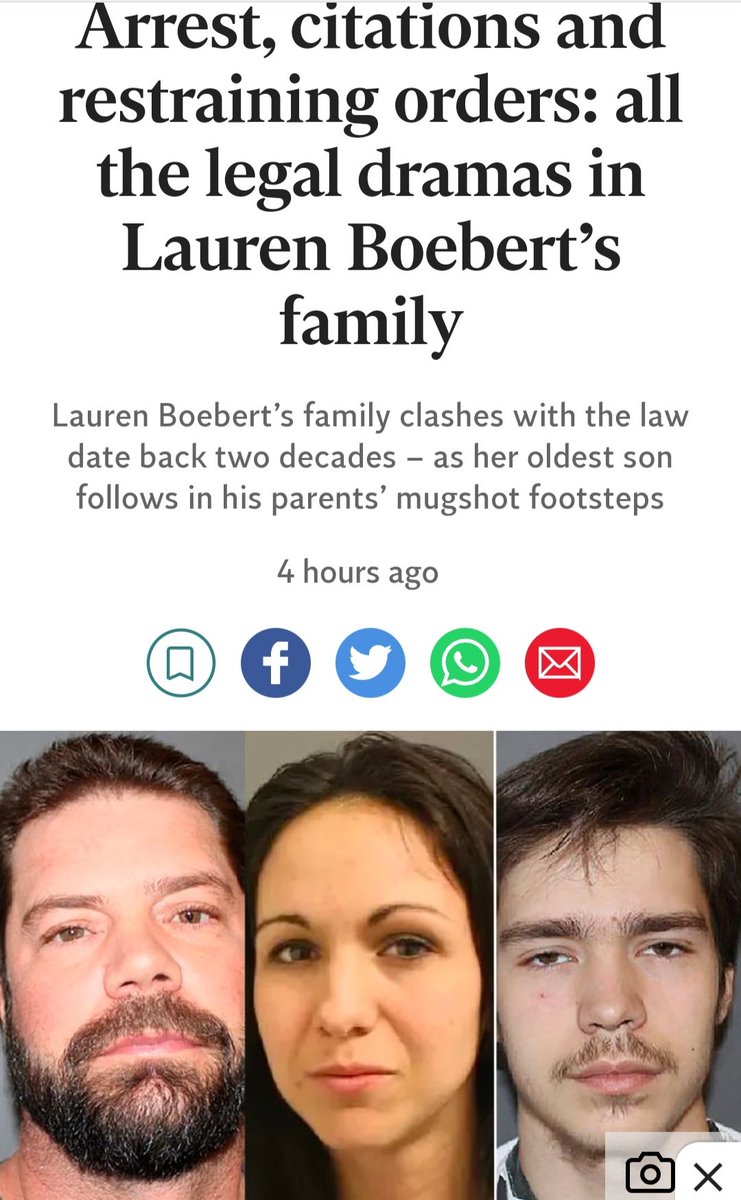NoleGirlHeather's tweet photo. It's the Boebert Crime Family 🤣🤣🤣 @laurenboebert 
#laurenboebert #LaurenBoebertIsSoDumb #Crime #crimefamily #BoebertCrimeFamily #glasshouse https://t.co/4W4H41ZmYL