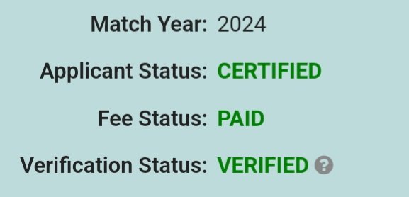 As a proof that I certified my list (despite checking it hundred times) to ease my anxious mind 😀 Best of luck everyone! 👍