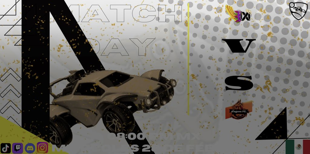 ClubTFCM's tweet photo. ¡Hora de la competencia! El equipo MXGC se enfrentará a los Halcones FC a las 7:00 pm en Rocket League. ¡Prepárate para la velocidad y la intensidad en el campo de juego! 🚗⚽🔥 #RocketLeague #MXGC #Mexico https://t.co/wKqia45o7o