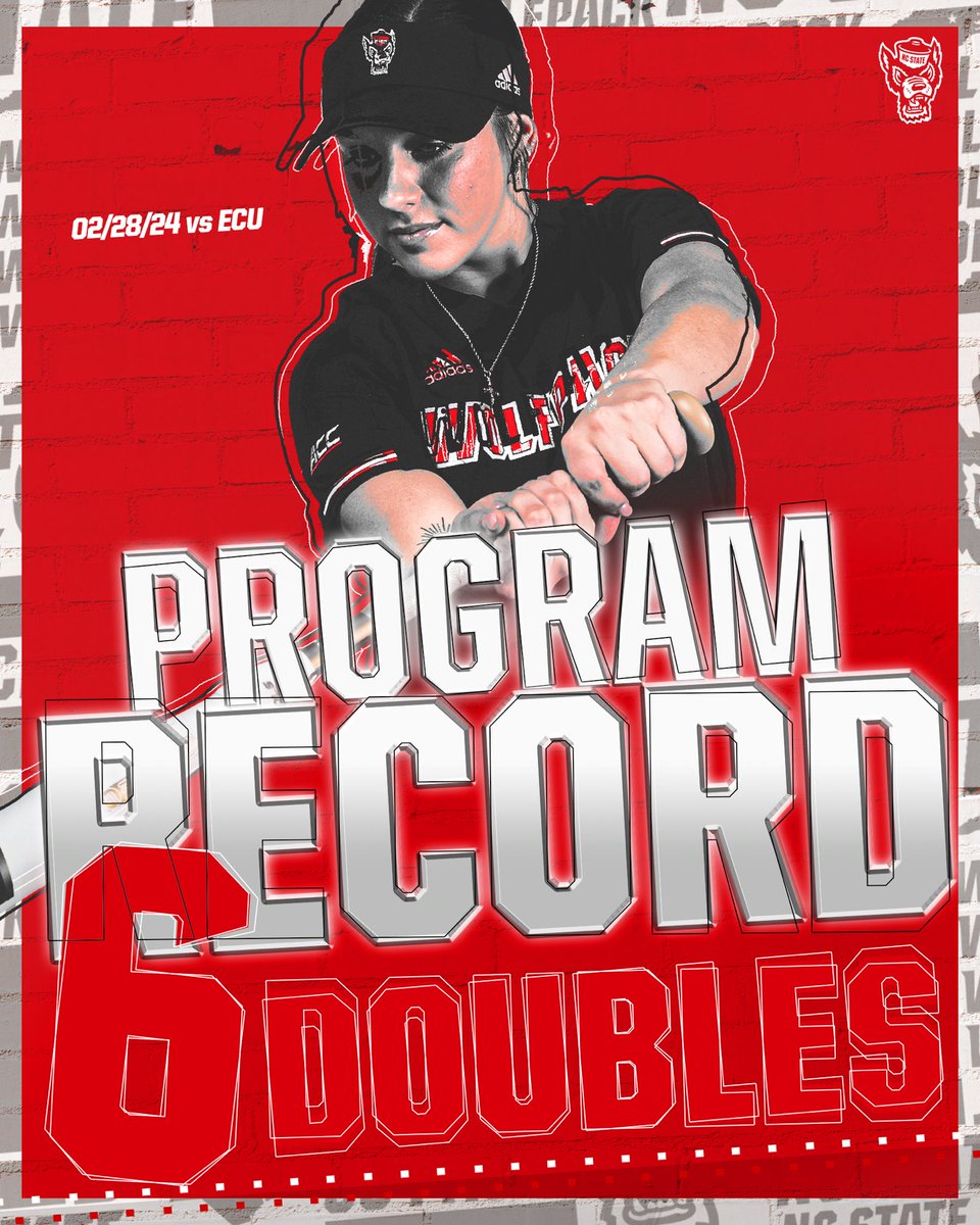 ⭐️NEW Single-Game Program Record⭐️ Our six doubles tonight set the program record for most in a single game! @EnsleyTaylor and @kaylee_lamb15 each had two this evening!