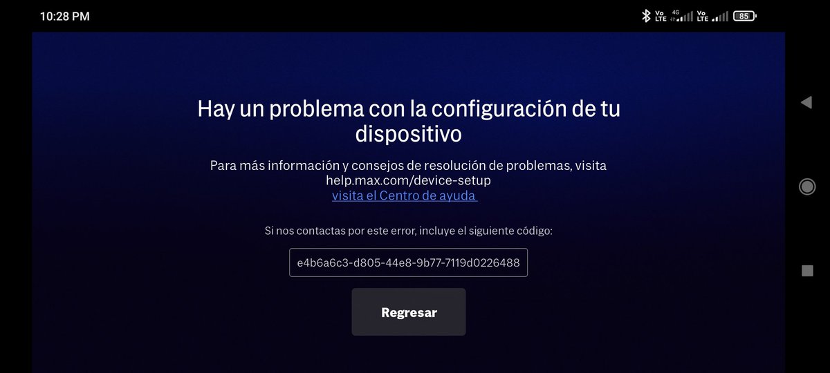 NadiaJLiberte's tweet photo. Quien más tiene este problema al reproducir series en #max ? Después de la actualización no puedo ver #Succession https://t.co/LUBrpgEQfL
