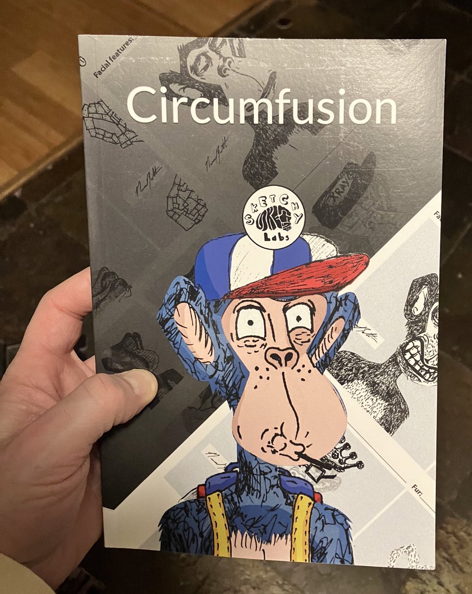 So stoked my #Circumfusion came in today 👀🔥 @Hashlipsnft @ComfortCreature @sarahndipitous @sketchy_labs going to start the read tomorrow