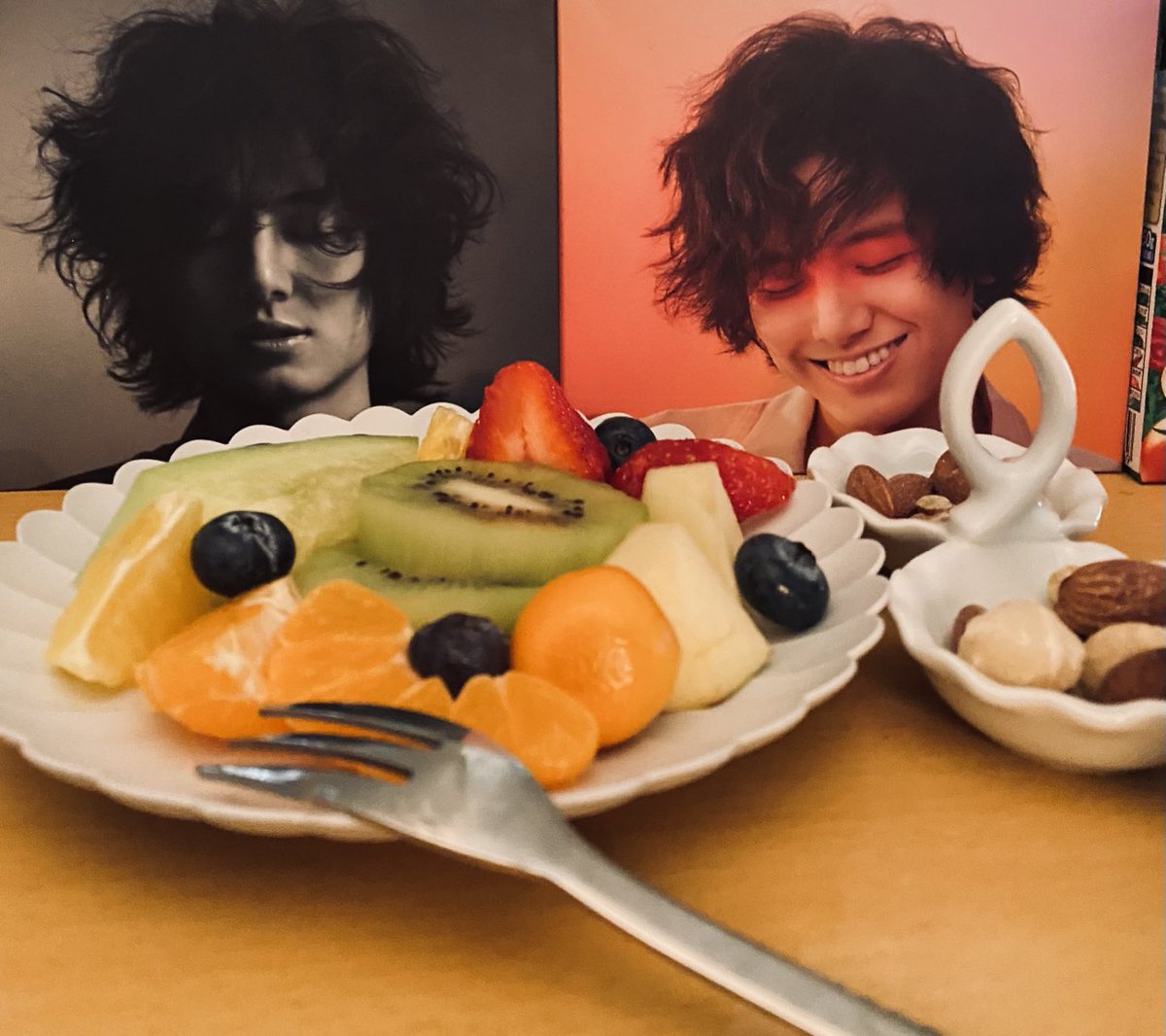 innkyo's tweet photo. お早ようございます♪風君❤️と風ファンの皆さま❣️曇り
二月，最後の朝です。
もうお雛様も飾っていませんが
第一，自分のも持っていません。
東京空襲で被災してるので、
火事は怖いです。
＃FujiiKaze 
＃藤井風
＃火の用心 https://t.co/Q02oO0eiSp
