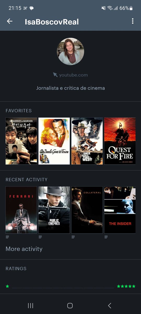 Dando os primeiros passos no Letterboxd, com a ajuda inestimável do Pedro Cardote 📽️💙