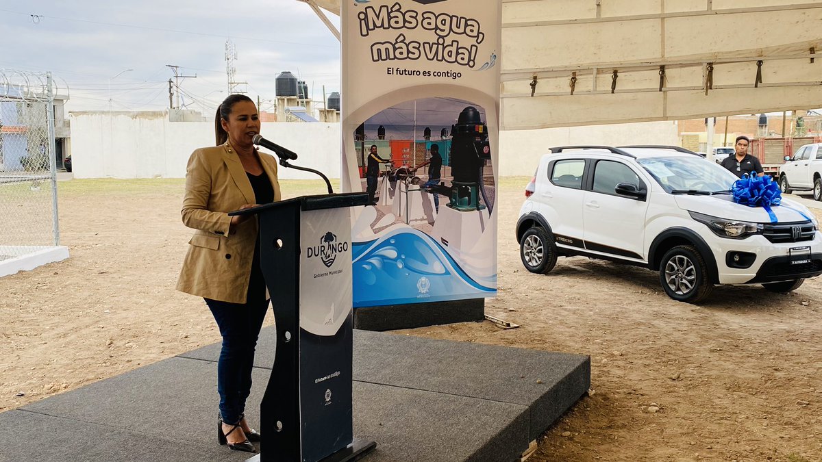 Malena_Pan's tweet image. Para garantizar el acceso al agua potable, el Gobierno Municipal entregó el Pozo de Agua Labor de Guadalupe No. 100. Además, se hizo entrega de los premios de un automóvil y una motocicleta a los usuarios ganadores por su pago puntual.🚰💧#CuidemosElAgua #Al100ConDurango🐺