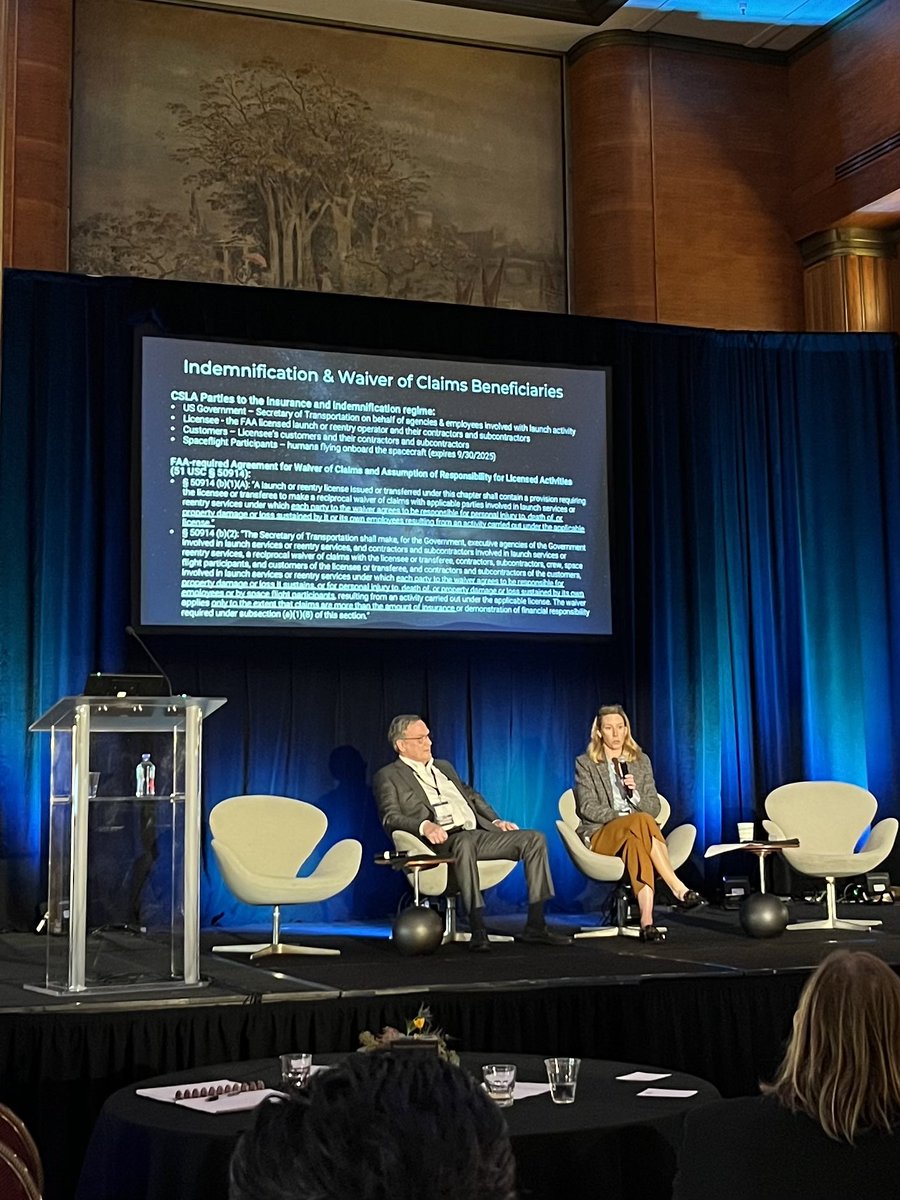 🚀💥Wrapping up day one, we have “Analysis: The CLSA, A Launch Failure and The Aerojet Case,” with returning panelists Caryn Schenewerk and Skip Smith. #spacelaw #FutureLawyer #LegalInnovation #aerospace #legalinspace #spaceevent #legalops #SBLL2024 #spacebeachlawlab