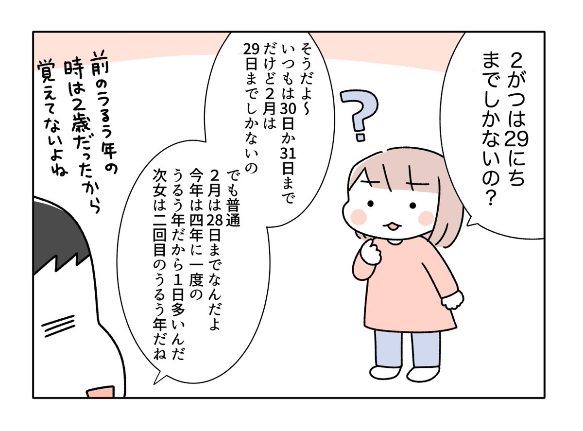 うるう年と次女 