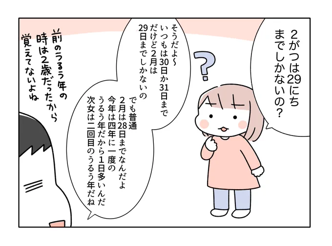 うるう年と次女 