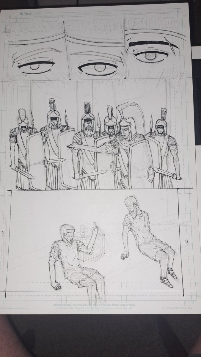 WickedSystemsIO's tweet photo. Lets see your latest works to show off, even if you finished it too! And I'll (@MattB_Sulos) show mine first.
Been working on Project R and making changes to help the latest chapter; I'm glad I did. Shown is a page I decided to redo, left is the bad and right is the page redone. https://t.co/iau9GH0fyC