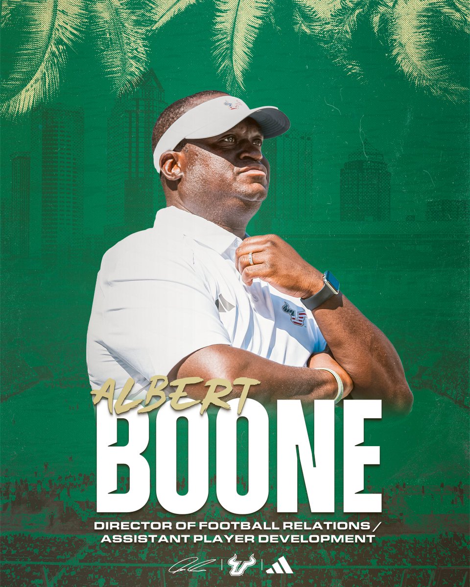 'I am excited to have Albert assume this new role as we continue to strengthen our connection with our former players & elevate our relationships & engagement throughout our USF community.' - @CoachGolesh All the details: gobulls.co/3OZB5Mp #ComeToTheBay | #StayInTheBay