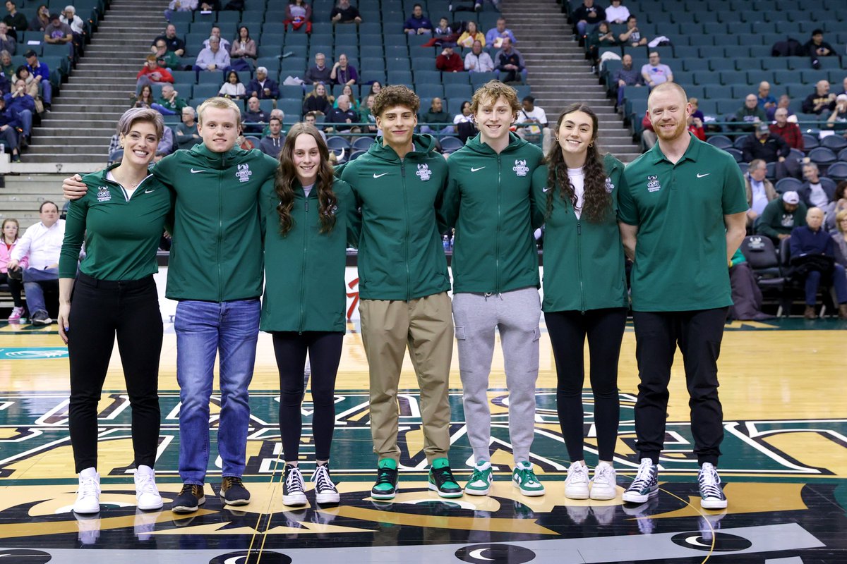 A special evening at the <a href="/csu_basketball/">Cleveland State Men’s Basketball 🏀</a> game as our two #HLSD Champions, Coach of the Year, and three NCAA Zone Diving qualifiers were honored.

#GoVikes