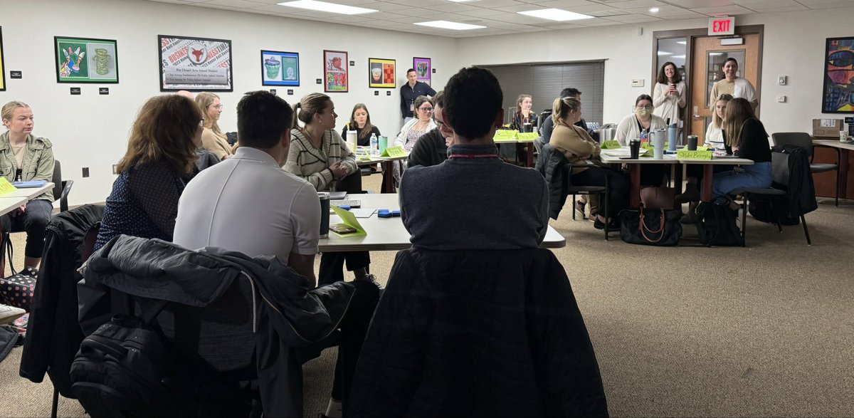 MCReljac's tweet image. Veteran Fox Chapel Area teachers used their expertise to lead today’s new teacher induction program in a true community of learners and professional educators!  We are #FCProud of educator collaboration @FCASD!