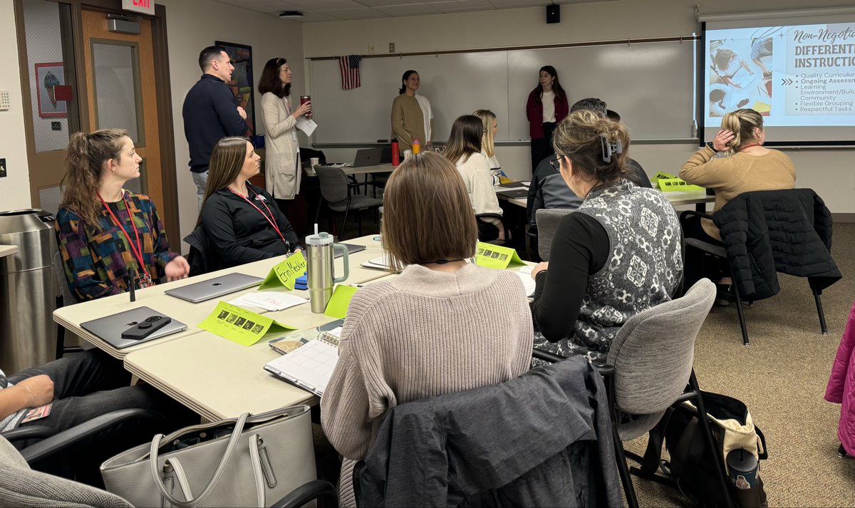 MCReljac's tweet image. Veteran Fox Chapel Area teachers used their expertise to lead today’s new teacher induction program in a true community of learners and professional educators!  We are #FCProud of educator collaboration @FCASD!