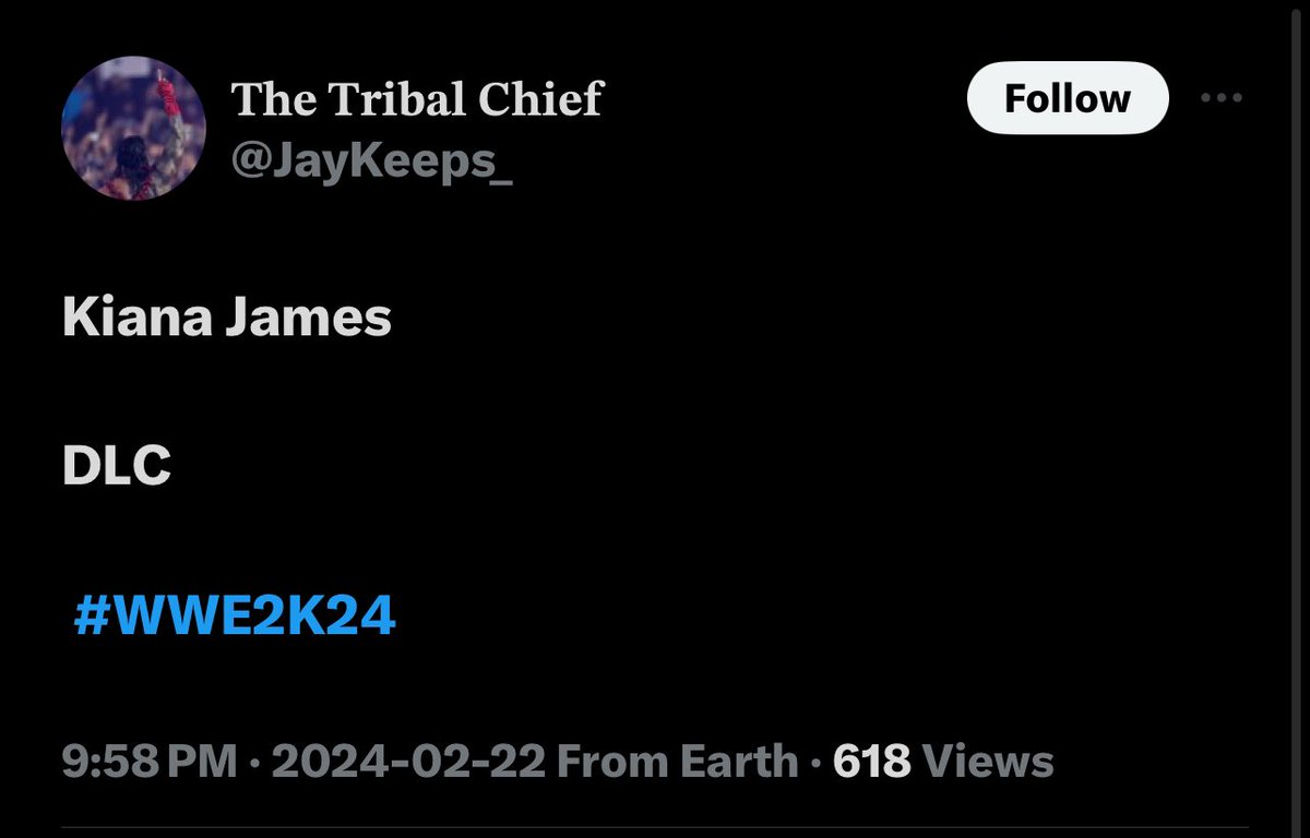 WWE2KDebunker's tweet photo. Fake leaker Jay Keeps coping with the fact he was wrong once again. Threw every name under the sun as “DLC” and got the obvious ones right. The not so obvious ones well…. 😂 as usual from the fake leaker handbook, “act like you got it right” https://t.co/JBHEyTImIN