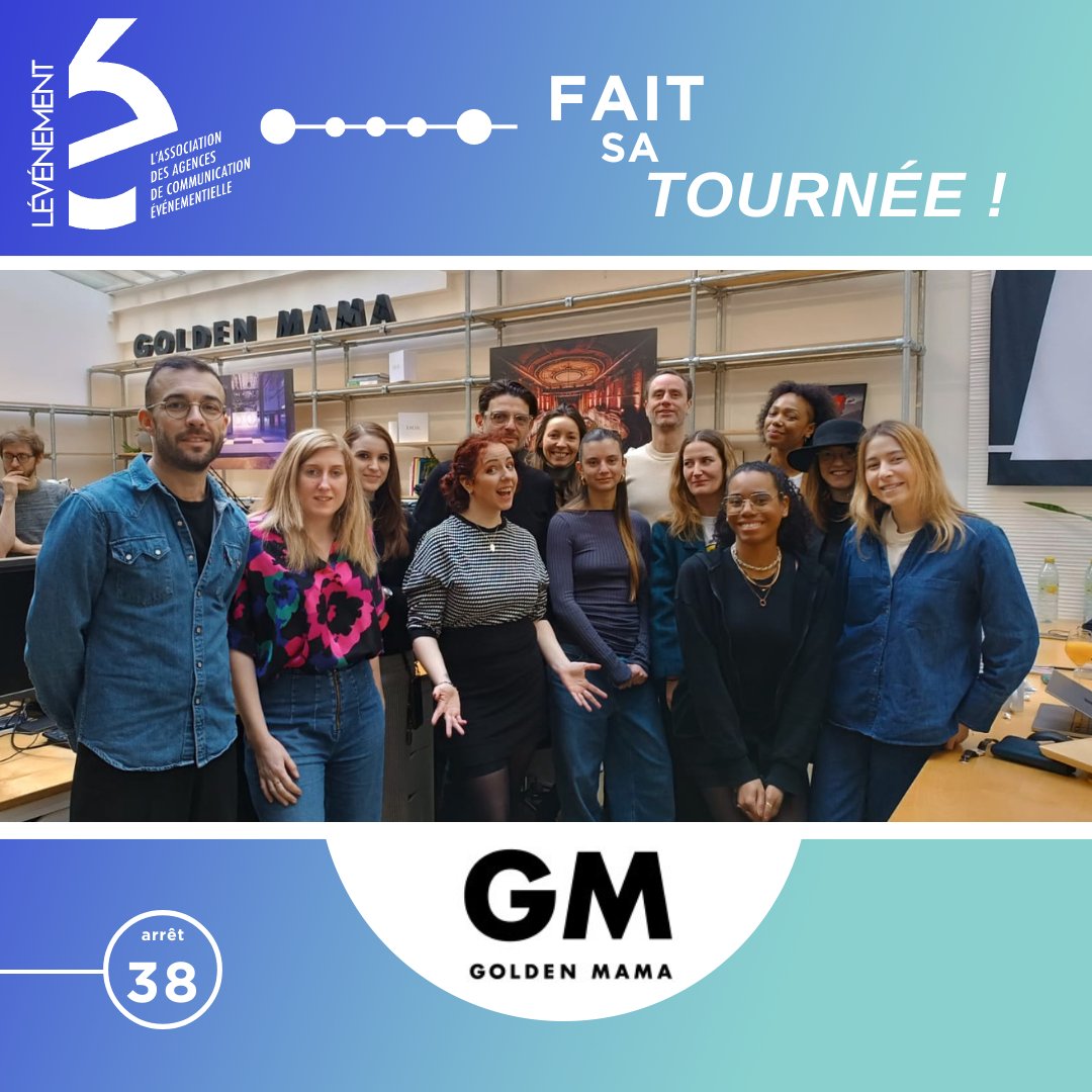 La tournée des agences membres de LÉVÉNEMENT 🚌🛑

Arrêt 38, à la rencontre des équipes de Golden Mama ! 
Ce fut l'occasion de présenter nos outils et services, mais aussi de discuter des bonnes pratiques clients en appels d'offres !

#LÉVÉNEMENT #eventprofs #eventprofsFR #agence