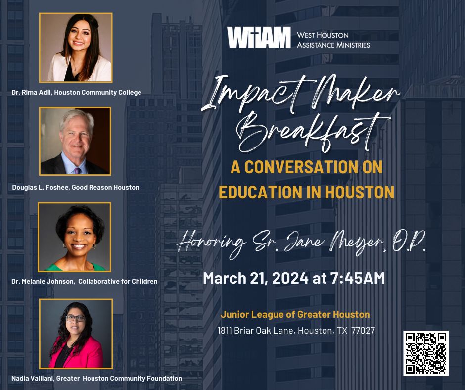 Time is running out to register for our March 21 Impact Maker Breakfast. We have an excellent speaker panel lined up and the room will be filled with #ImpactMakers who care about improving education in our city. Join us if you are one of them! buff.ly/3SzWWwf