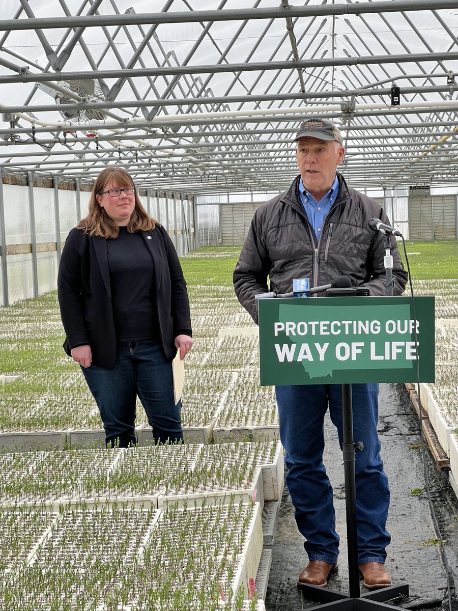 Gov. Gianforte &amp; DNRC Dir. Kaster announce Montana exceeding forestry goals for the 3rd consecutive year, managing 36,000 acres in 2023! A leap from 2020, showing commitment to healthier forests &amp; safer communities. Thanks to partnerships &amp; HB 883 for expanded management.