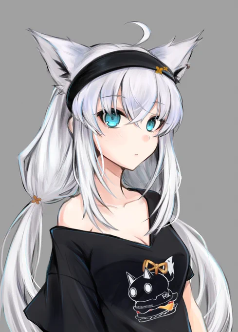 新衣装描きたかったので落書き白上さん#絵フブキ 