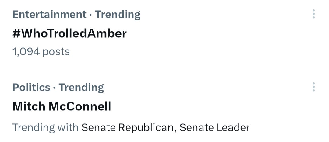 Trending in CA.

#WhoTrolledAmber