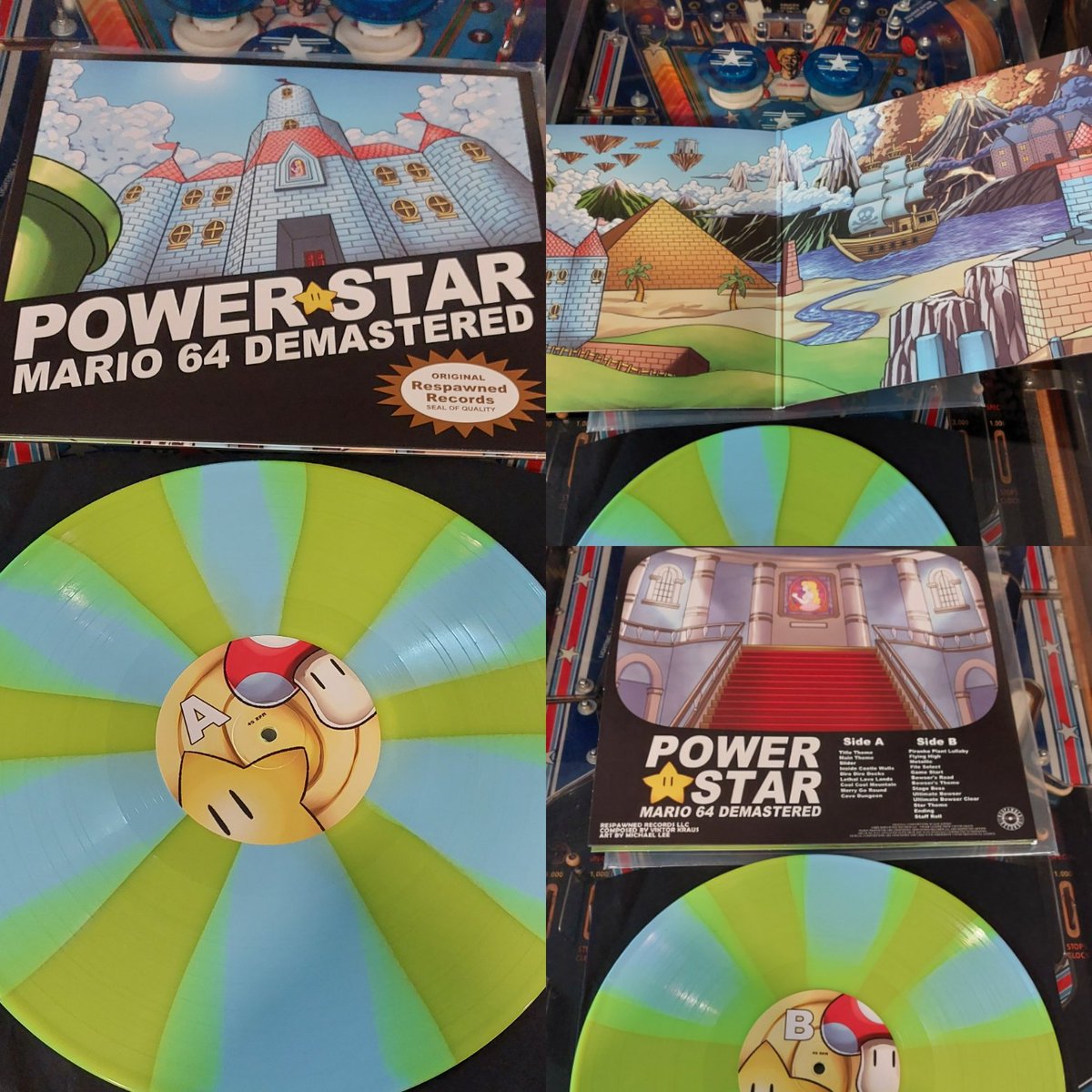 PureRetroCO1's tweet photo. Stoked to spin this one from @RespawnedRec !
#respawnedrecords #mario64 #vinyl #coloredvinyl #whatsspinning #vgvm https://t.co/Un1Cmz3IFL