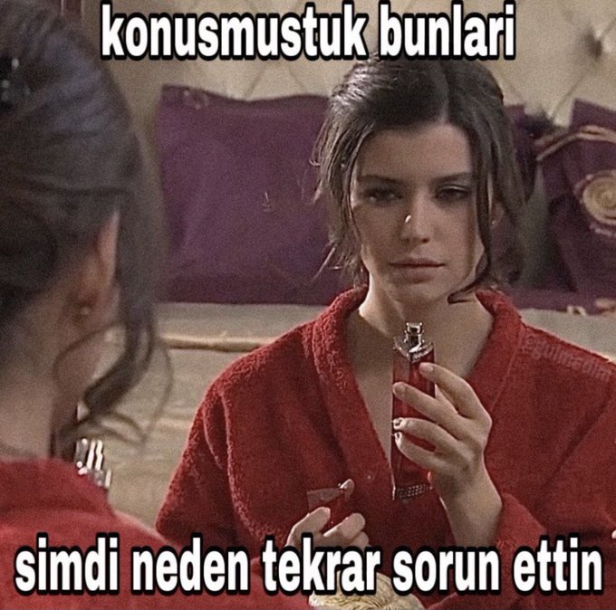 hergun aynaya karsi ben