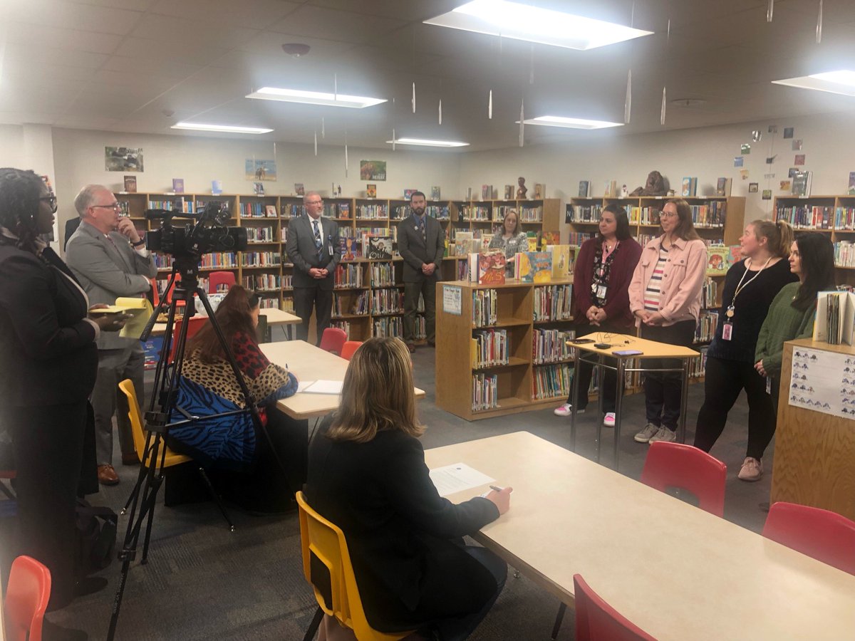 Great day <a href="/nppsd/">North Platte Public School District, Nebraska</a> announcing a new initiative aimed at reducing the teacher shortage while helping para professionals get their teaching certificates.  Read more about the Teacher Apprentice Program here: education.ne.gov/press_release/…