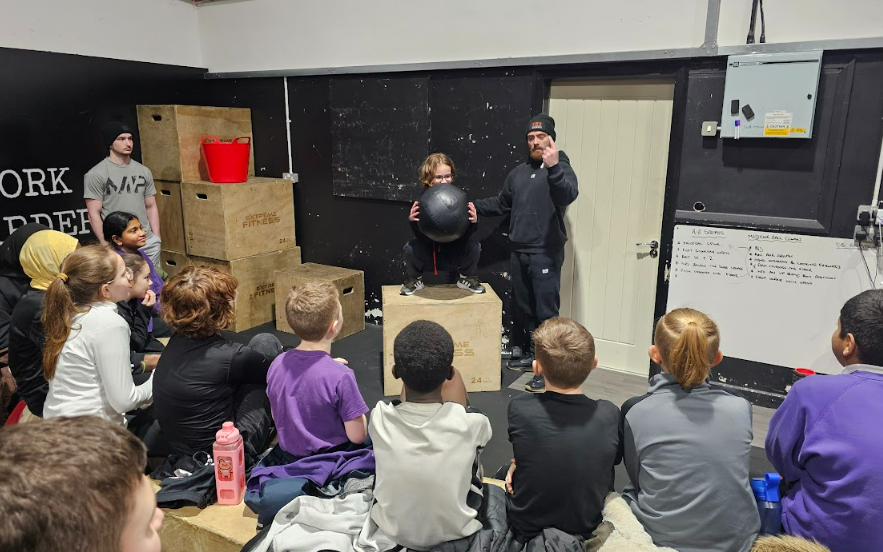 OPA_SHWB's tweet photo. A huge thanks to PWR Fitness in Halifax for hosting our annual Year 6 intra academy Crossfit competition. Our children were put through their paces with a number of workouts. https://t.co/IBpJWye4db