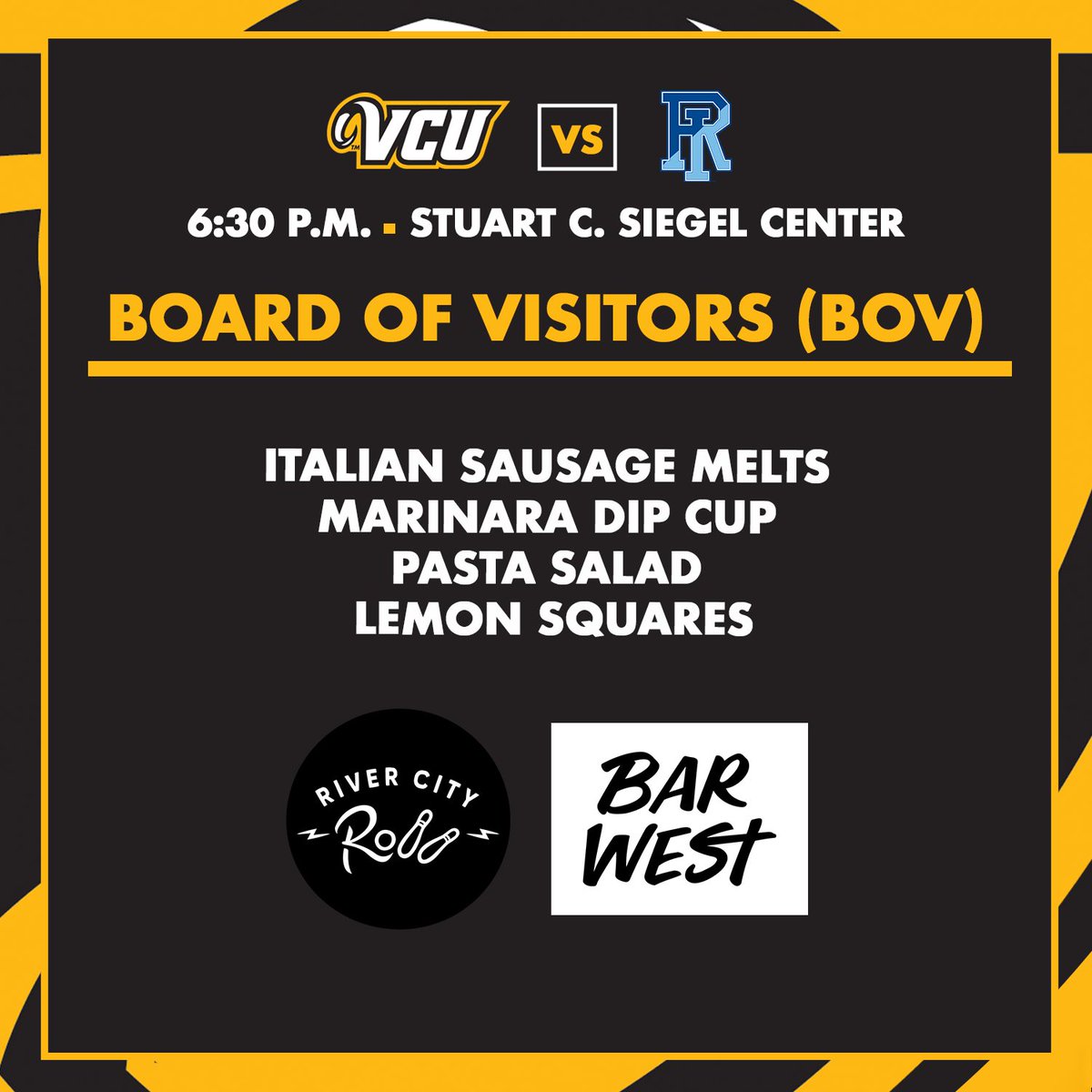 VCU Ram Athletic Fund (@vcuraf) on Twitter photo Click ⬇️ to see all hospitality details for tonight's game at 6:30 p.m. vs. Rhode Island! 
bit.ly/MBBPremiumHosp…
#LetsGoVCU Click ⬇️ to see all hospitality details for tonight's game at 6:30 p.m. vs. Rhode Island! 
bit.ly/MBBPremiumHosp…
#LetsGoVCU