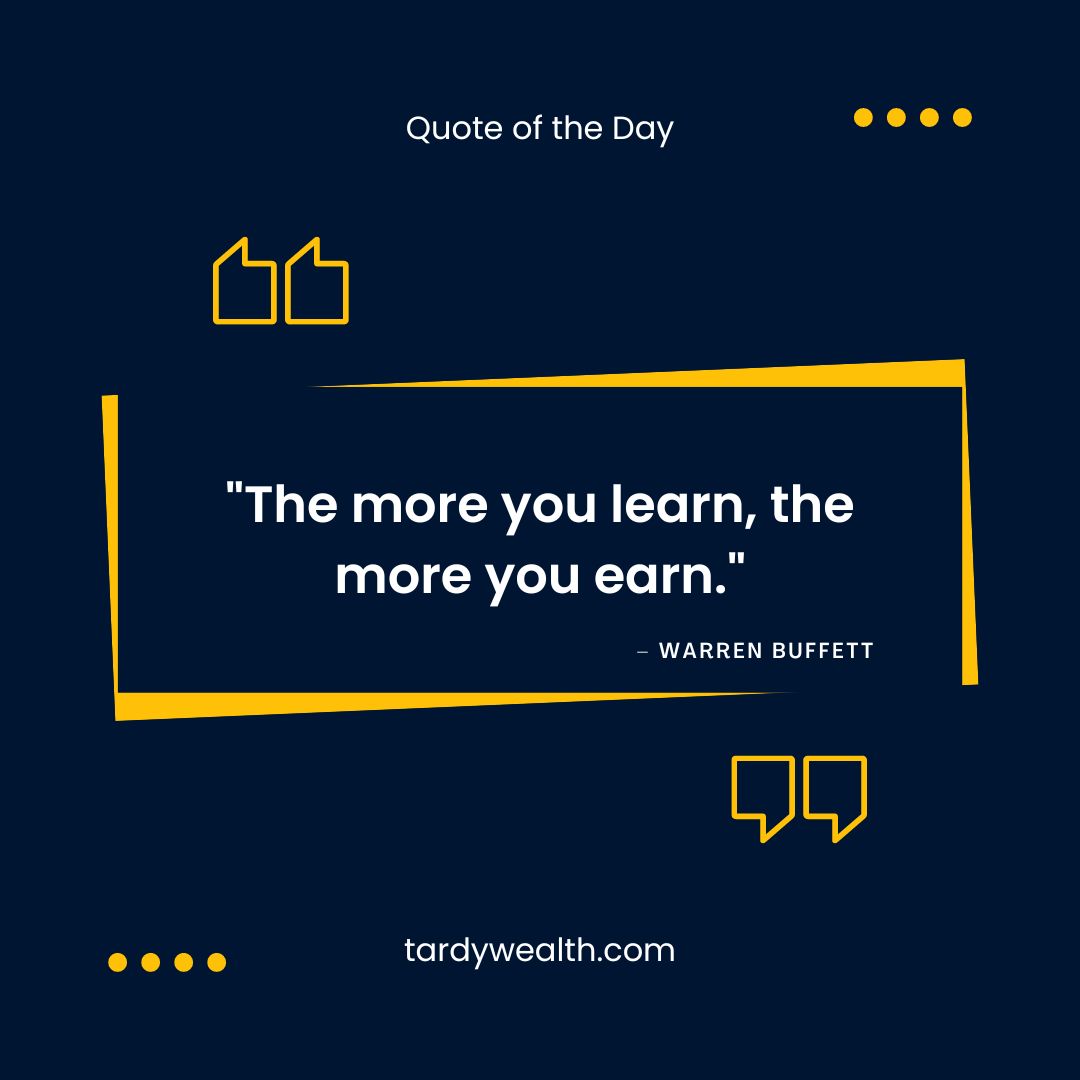 tardywealth's tweet photo. Invest in your education and skills! Lifelong learning unlocks new opportunities and helps you earn more throughout your career.

#tardywealth #qotd #investinyourself #educationmatters #careergoals https://t.co/buXIaKLTNj