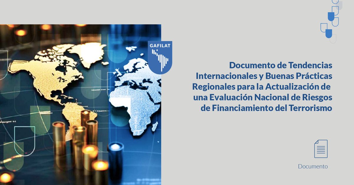 Este documento se propone apoyar a los países del GAFILAT en los futuros esfuerzos de las jurisdicciones en lo que respecta a sus actualizaciones de las ENR de FT. Agradecemos a @giz_gmbh y @UAF_RD su apoyo en la edición del documento. Ver documento: gafilat.org/index.php/es/b…