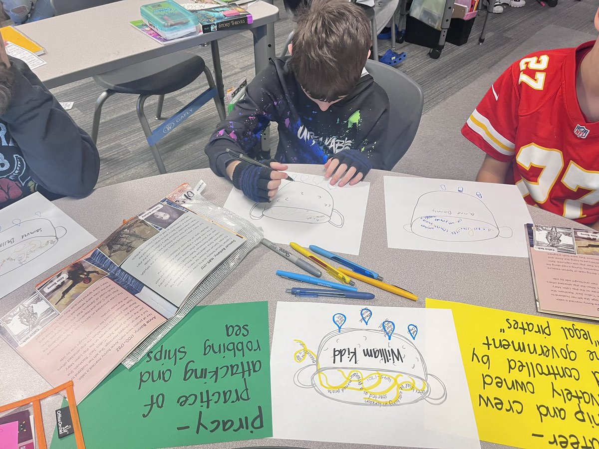 Practicing the pasta analogy and these boys are enjoying the “fun markers” at my desk. #GuidedReading @MaplewoodElemen