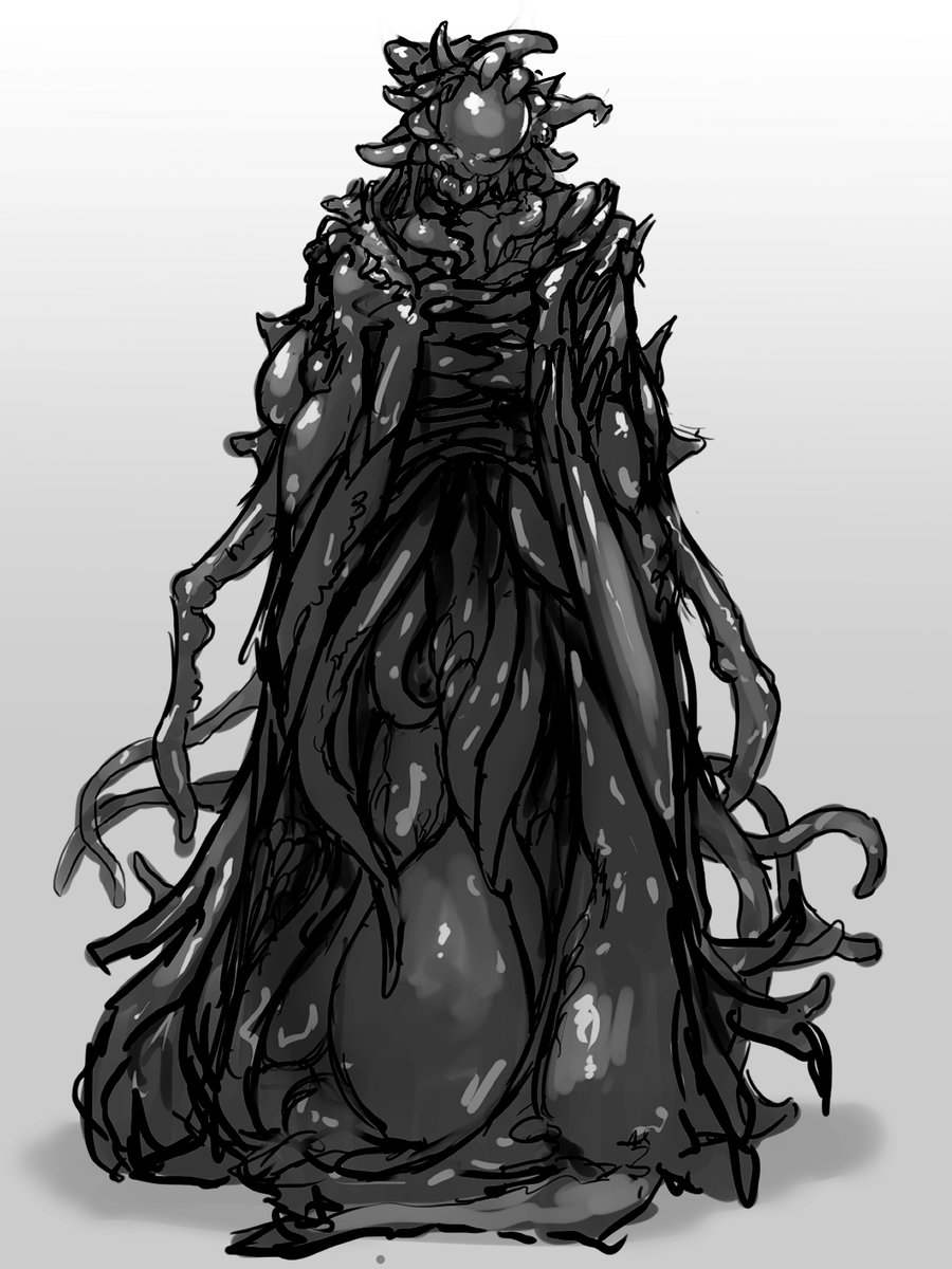 寝かせてた落書きが化け始めた 