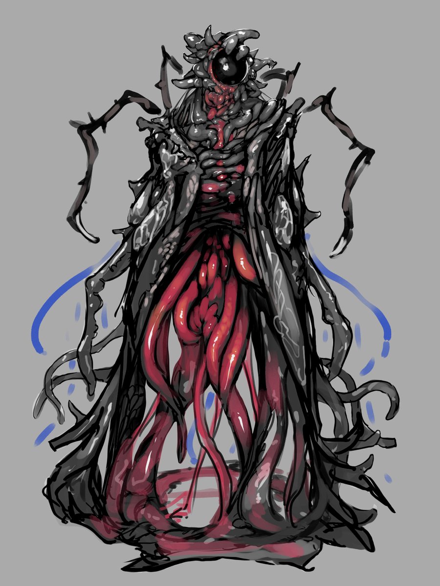 寝かせてた落書きが化け始めた 