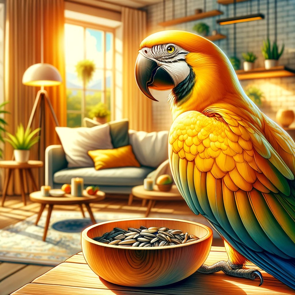 Parrot wif seeds? 🦜 Nah...👀