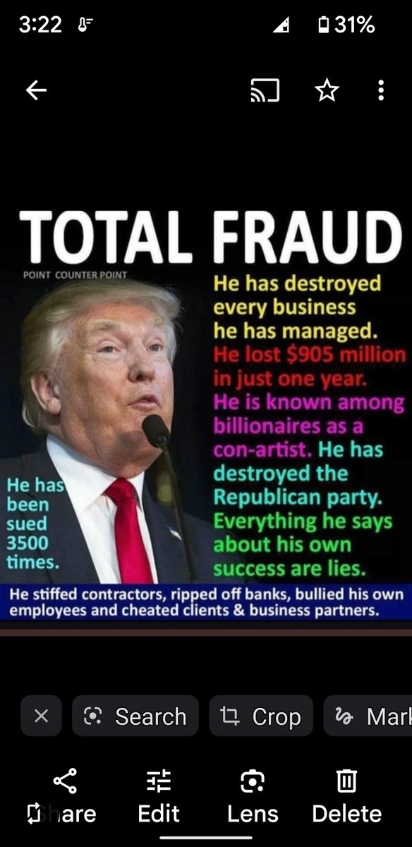 @redpilledkitty @SunflowerJMS @BarbraStreisand The point? If it was anyone else (especially a Dem) that had this much against him you'd want him/her prosecuted. Yet you continue to look the other way with trump. He's been indicted 4 times with plenty of proof. You continue to support him. Why?