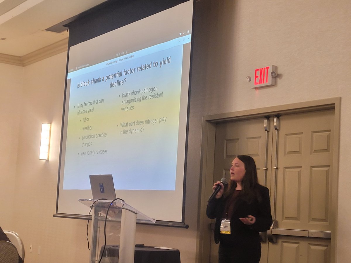 Shelly Pate Kerns (@pateplantsci) on Twitter photo Great presentation today by <a href="/Akaplantpath/">Kate Turner</a> at <a href="/sd_aps/">APS SouthernDivision</a> on if nitrogen rate impacts black shank incidence in tobacco🌱
<a href="/epp_tn/">UT Entomology & Plant Pathology</a> <a href="/UTAgronomy/">Mitchell Richmond</a> <a href="/PlantDiseaseGuy/">Zachariah Hansen</a> Great presentation today by <a href="/Akaplantpath/">Kate Turner</a> at <a href="/sd_aps/">APS SouthernDivision</a> on if nitrogen rate impacts black shank incidence in tobacco🌱
<a href="/epp_tn/">UT Entomology & Plant Pathology</a> <a href="/UTAgronomy/">Mitchell Richmond</a> <a href="/PlantDiseaseGuy/">Zachariah Hansen</a>