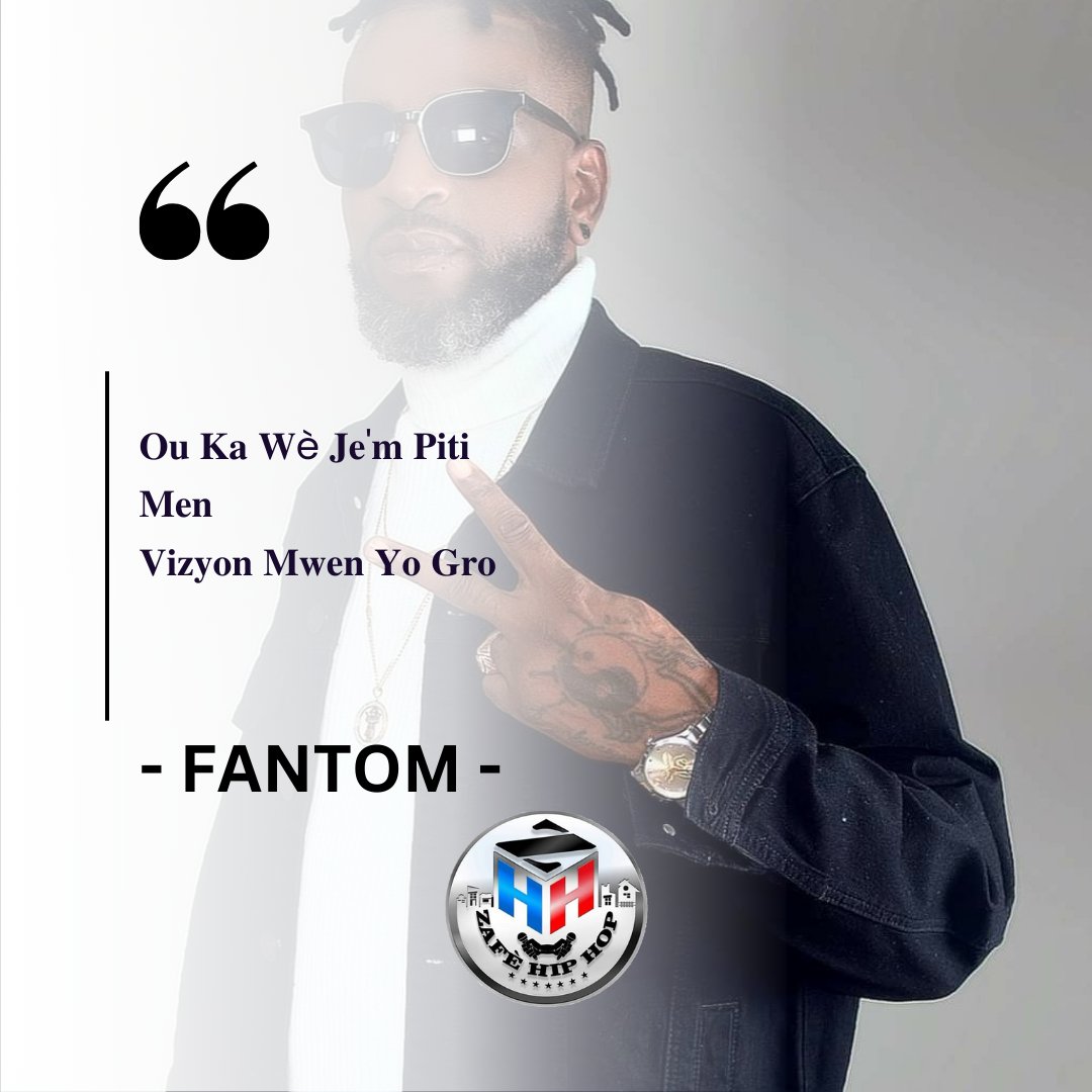 zafehiphop's tweet photo. 𝙆𝙞 𝙉𝙤𝙣 𝙈𝙞𝙯𝙞𝙠 𝘼𝙩𝙞𝙨 𝙁𝙖𝙣𝙩𝙤𝙢 𝘿𝙞 𝙋𝙖𝙬ò𝙡 𝙎𝙖?
#fantom #onorabfantom #tapajè #tapaje
#paparapla #zafèhiphop https://t.co/bov7qztUKD