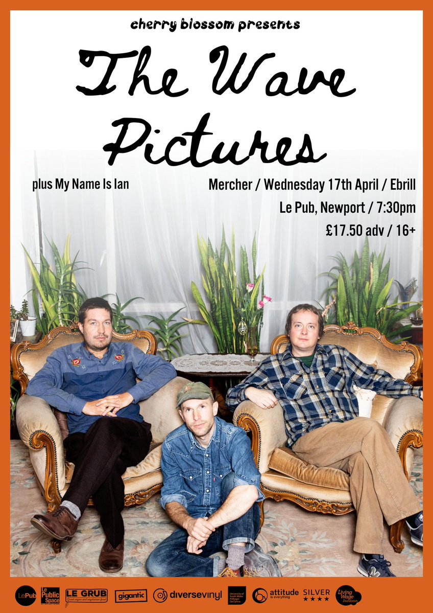 Support added! Joining @TheWavePictures on April 17th is Cardiff rock three-piece @goodmynameisian. Tickets have been flying out for this show, don't wait any longer to lock in yours. ⚡️ 👉 bit.ly/TheWavePicture…