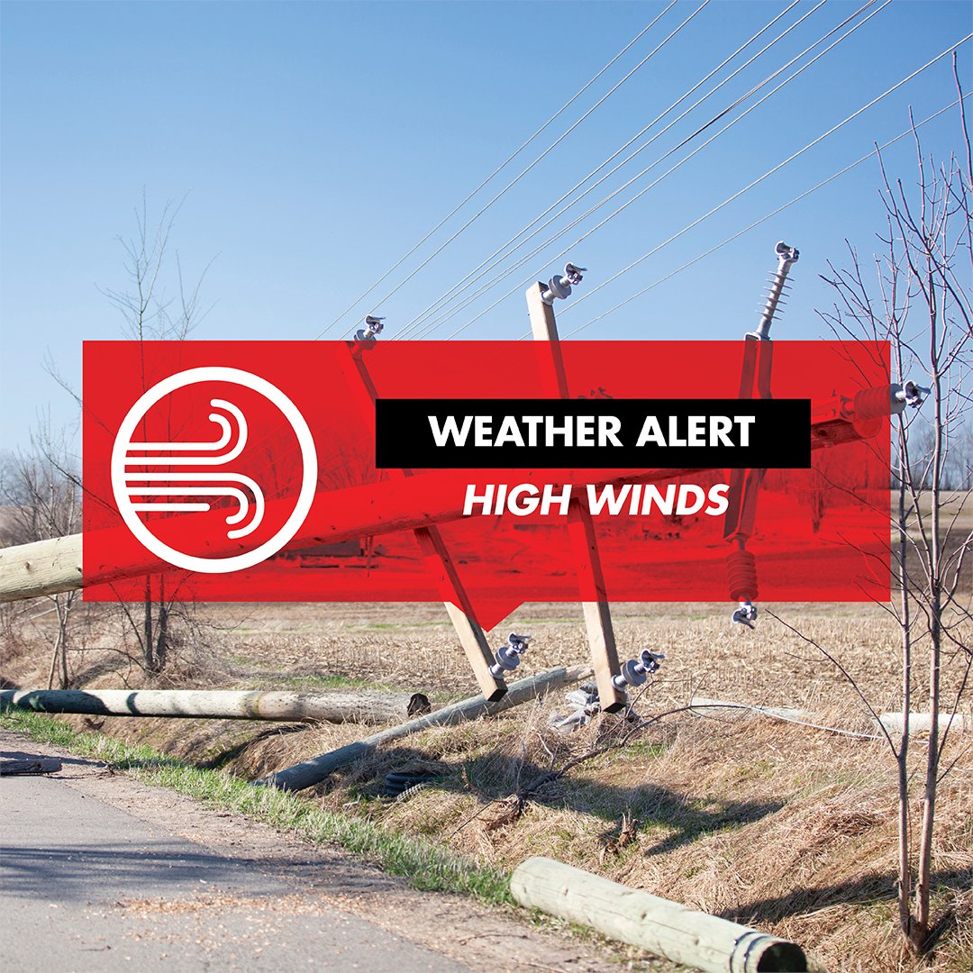 HydroOne's tweet photo. Your safety is our top priority as our crews respond to outages caused by high winds affecting customers in central and southern Ontario. For outage updates, please visit: https://t.co/PMa4Lb73UP https://t.co/ZOK7SwFTPt