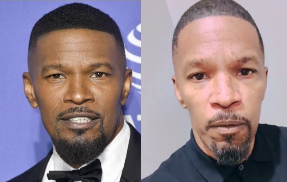Emanuel56021643's tweet photo. What do these celebrities have in common.... and these are just a couple of the large list👀
#JamieFox #KevinHart #SelenaGomez #KateMiddleton #AmySchumer..#EmiliaClarke #MarkShepperd #Adele #CelineDion and many many more.. all come back looking different..they're clones..wake up. https://t.co/xa7mwOVvfN
