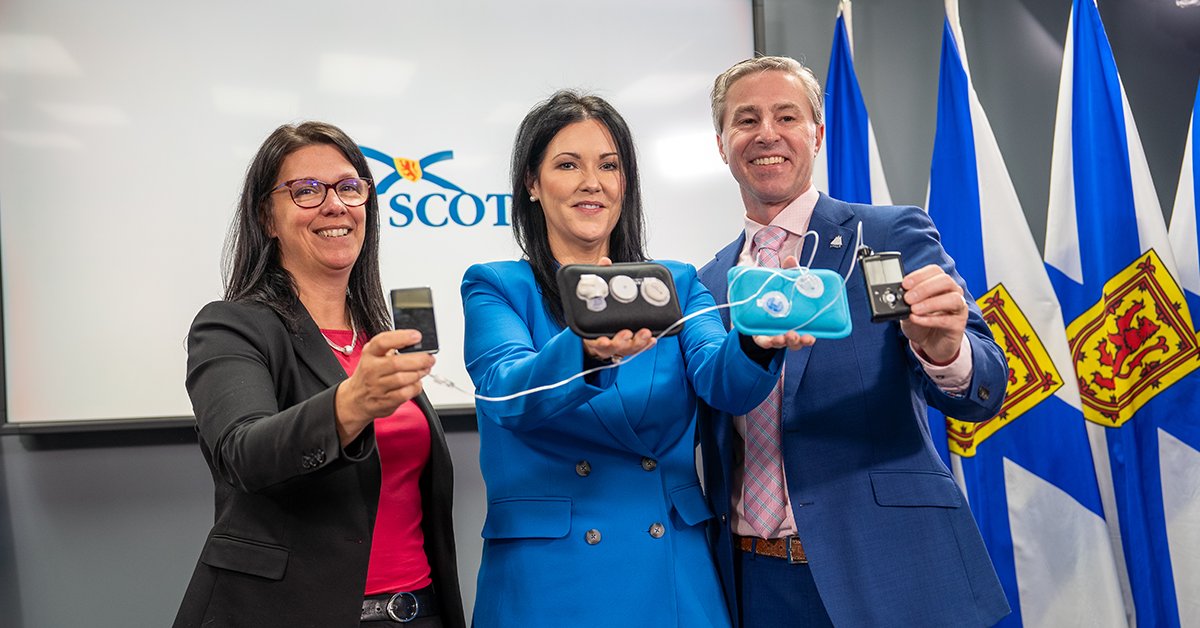 In a milestone day for people living with diabetes in Nova Scotia, Diabetes Canada was thrilled to join the Government of Nova Scotia (@nsgov) for its announcement that they are removing the age cap on the insulin pump program. Read more: ow.ly/5szZ50QIXfz