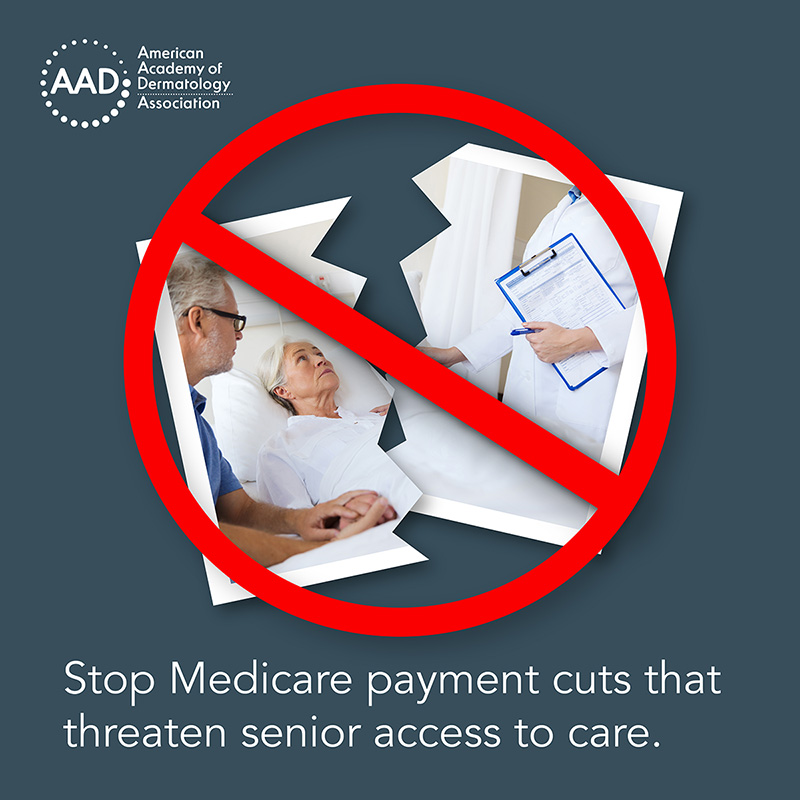 As physicians, nothing is more important than providing quality and compassionate care to our patients. The broken Medicare system threatens our ability to keep our promise to seniors. Join us in telling Congress to #stopthecuts. takeaction.aad.org/patients