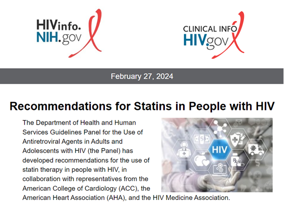 #BreakingNews The results of the REPRIEVE Trial have been integrated into the latest recommendations by the DHHS/ACC/AHA/HIVMA for statin therapy in people with HIV. Thank you to each and every individual who made this important achievement possible! content.govdelivery.com/accounts/USOAR…