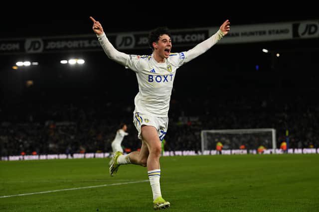 LUFC_WorldWide's tweet photo. Archie Gray is the best youngster to come through Leeds in my lifetime 

A star is born ⭐️ https://t.co/iIHnFPk6tl