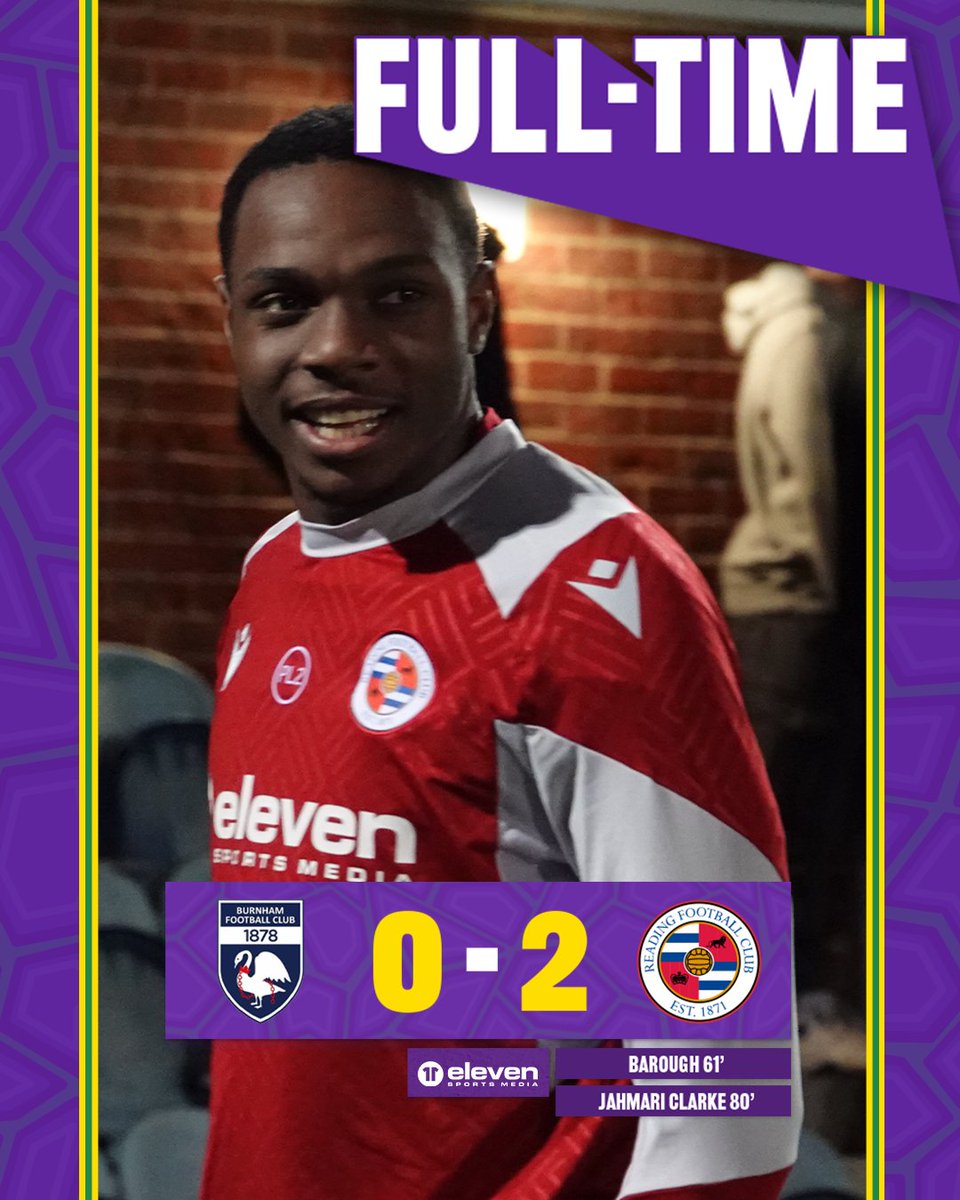 𝐅𝐔𝐋𝐋 𝐓𝐈𝐌𝐄

Burnham just pushed us close, but we're in the hat for the semi-finals! 🎩

#RFCU21 | #ReadingFC