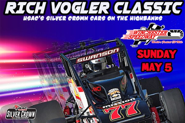 A time-honored tradition of Sunday afternoon racing returns in 2024, as the Rich Vogler Classic for @USACNation Silver Crown cars takes to the revered high banks May 5. Get the date on your racing calendar and watch for further details.