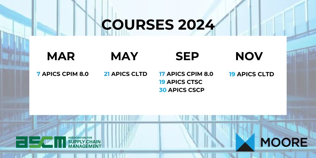 MOORE Supply Chain Academy tweet media